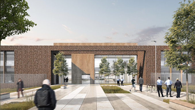 Visualisation of the new national police college in Vejle